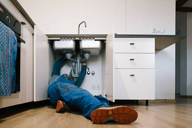 Professional Drain Cleaning technician working in Maize, KS